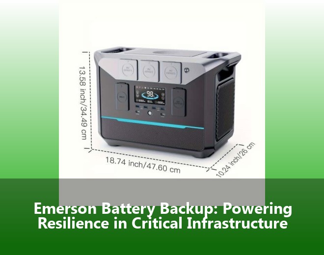 Emerson Battery Backup: Powering Resilience in Critical Infrastructure